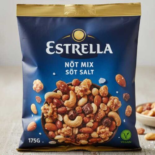 ESTRELLA NÖT MIX SÖT SALT 175G