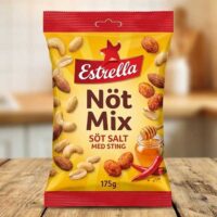 ESTRELLA NÖT MIX SÖT SALT MED STING 175G
