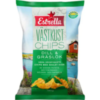 ESTRELLA VÄSTKUST CHIPS DILL & GRÄSLÖK