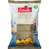 ESTRELLA VÄSTKUST CHIPS HAVSSALT & VINÄGER