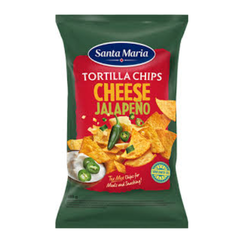Santa maria tortilla chips cheese jalapeno 185g Santa maria tortilla chips cheese jalapeno 185g