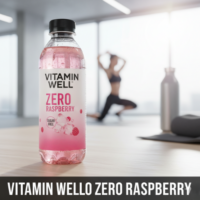 VITAMIN WELLO ZERO RASPBERRY 500ML