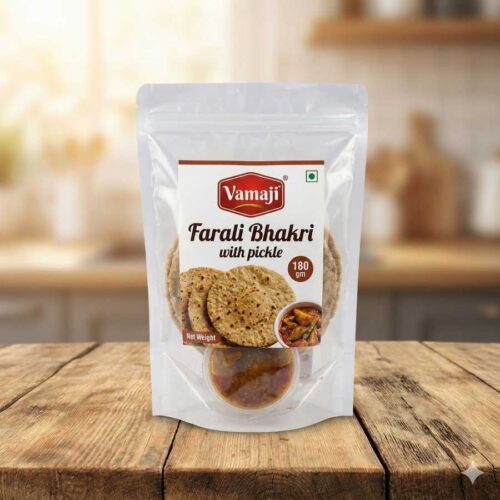 Vamaji Farali Bhakri with pickle 180gm