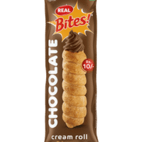 Real Bites Cream Roll Chocolate 35 gm