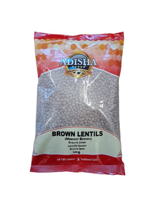 Adisha Brown Lentils / Whole Masoor Dal (1 kg)