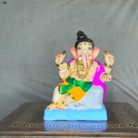 Ganesha Idol 8-9 inch Eco friendly