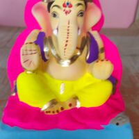 Ganesha Idol 6-7 inch Eco friendly