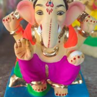 Ganesha Idol 6-7 inch Eco friendly