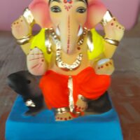 Ganesha Idol 6-7 inch Eco friendly